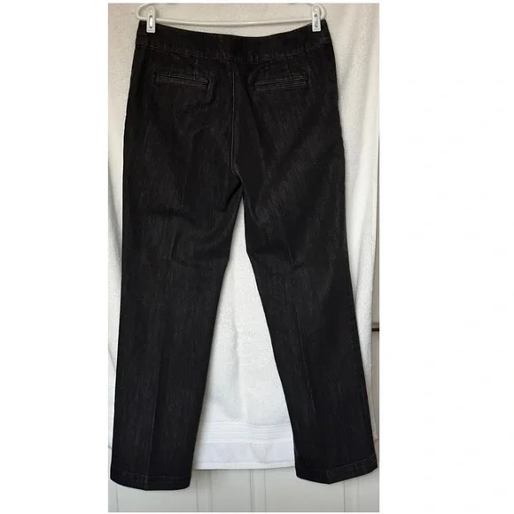 CHICO’S Platinum Black Jeans Chico’s Size 2 Regular - Picture 3 of 12